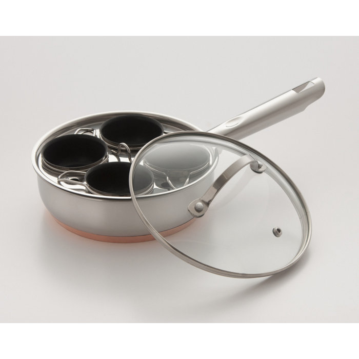 Cook Pro 4 Cup Non Stick CopperBottom Egg Poacher & Reviews Wayfair